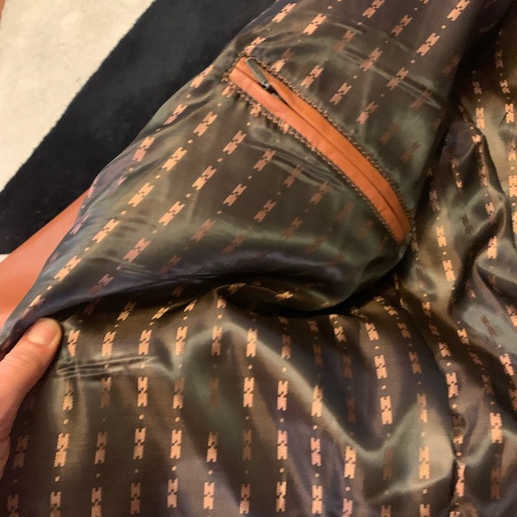 NEOT Zayn Carmel Leather Jacket Size Medium - Picture 15 of 16